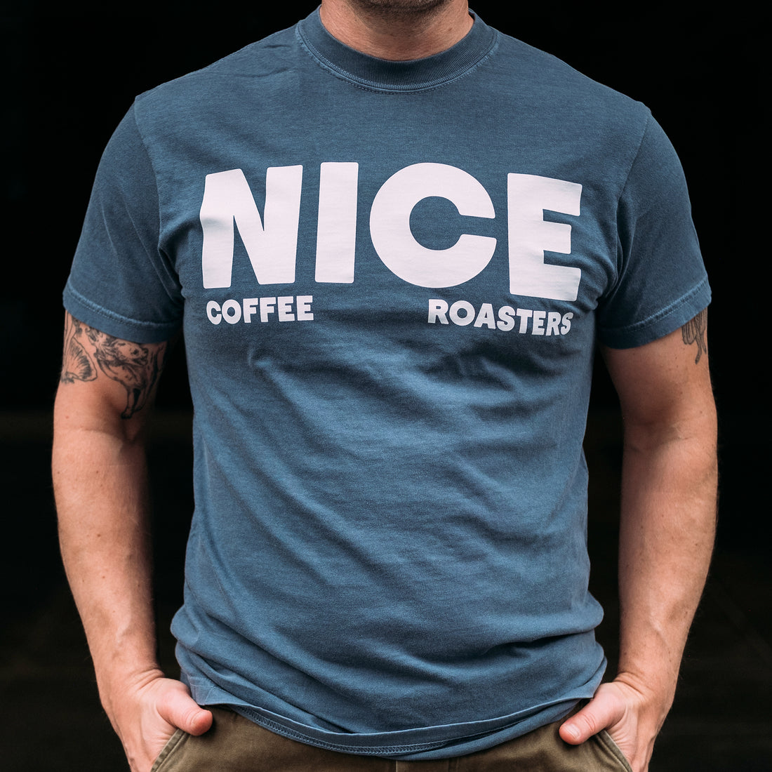 Nice Coffee Roaster Logo T-Shirt